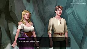 Crazy Big Tits Blonde Chops Wooden Dick