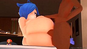 Tari gets fucked by a black dick in anime hentai with sound