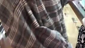 Yuka's Bathroom Blowjob Cumshot