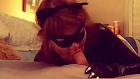Sexy milf moans while fucking Batman in an amateur clip