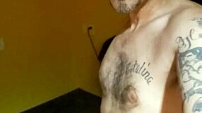 Latina Wife Performs Deepthroat Blowjob on Amateur Husband's Big Tits