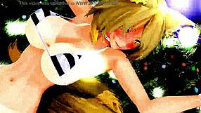 Half-Naked Girls Perform Dance And Singing In Cartoon Anime Style