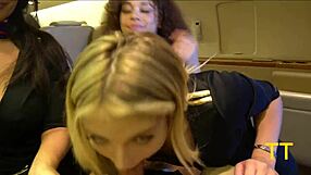 Teddy receives triple bj on private jet with emma bug willow ryder kiki klout