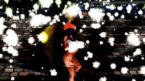 Half-Naked Girls Perform Dance And Singing In Cartoon Anime Style