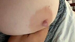 man, i can’t stop playin’ with my wife’s huge 42f natural tits. they’re so oiled up and just unreal!