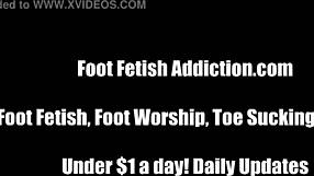 jerk off to my white toes being sucked in pov