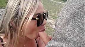 Perfect street spot for Bianca Naldy to shake her latina ass and get deepthroat with big cock