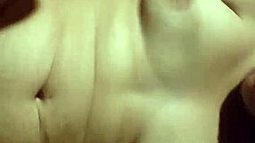 Latina Wife Performs Deepthroat Blowjob on Amateur Husband's Big Tits