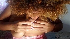 Breast play by the hot Lolla Maria will make you begged for more