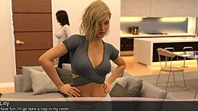 Horny stepsister craves blowjob, pussy riding, and orgasm on big cock.