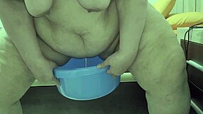 Mature BBW Woman Plays With Camera In Her Room