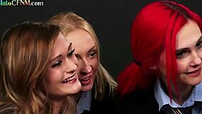 Femdom college women pull off great pull off great in group oral session