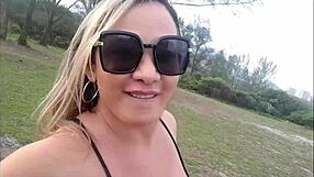 Perfect street spot for Bianca Naldy to shake her latina ass and get deepthroat with big cock