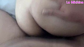 Latina gets fucked in four positions during sexy web chat encounter