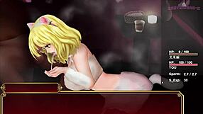 in black smith episode 06, the sexy cat lounges on the sofa for hentai fun