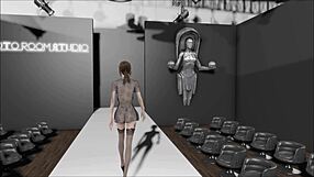 Bold Fallout 4 Hentai with Sexy Dress and Brunette Character