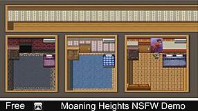 Moaning heights 3D game demo with emotional moaning