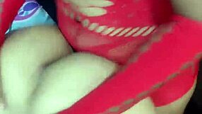 Fucking innocent neighbor in doggystyle strap-on