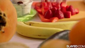 Gorgeous roommates Gianna and Sky Bri hang out together