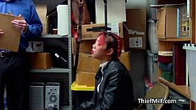 Officer Fucks Milf Asian Pussy At Work In Office