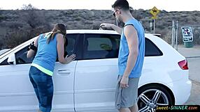 newly engaged couple enjoys celebratory fuck with tight pussy and cumshot 😍