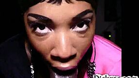 This ebony milf is a great dick sucking slut with cumshot.