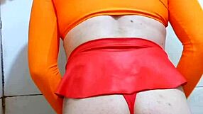 Carol Cross Femboy Sucks Cock in Panties and Uniform