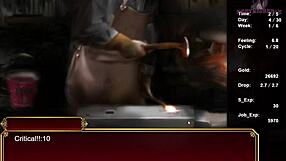 in black smith episode 06, the sexy cat lounges on the sofa for hentai fun