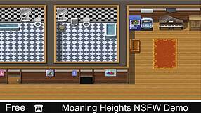 Moaning heights 3D game demo with emotional moaning