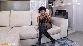 African casting - black diva gets dicked down by agent in audition 😍