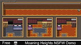 Moaning heights 3D game demo with emotional moaning