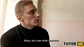 Tutor4k luxurious tutor enjoys spontaneous blowjob