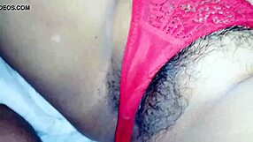 Mostrando A Mi Esposa Con Su Tanguita Roja, Shemale Beauty In Red Thong