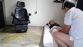 I sneak over the neighbor's backyard wall while her husband is at work.