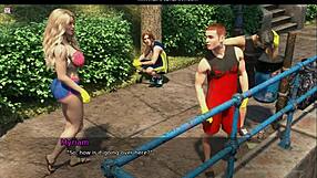 I watch hot girl get fucked by many men on beach