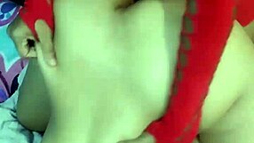 Fucking innocent neighbor in doggystyle strap-on