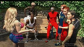 I watch hot girl get fucked by many men on beach