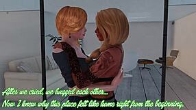 Blonde babe Shelly's 3DXChat adventure: Hardcore sex and, especially, facial cumshots