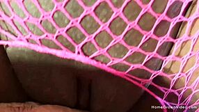 Busty ebony babe sucking and fucking that white cock 😍