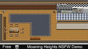 Moaning heights 3D game demo with emotional moaning