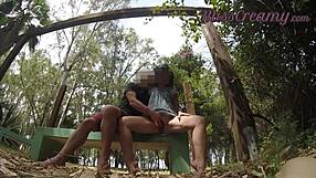 stranger helps me with multiple orgasms in the park