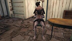 emotional anal fucking in fo4 sanctuary with brunette