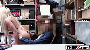 Man, this hot blonde sweety stealer got slammed hard in garage!