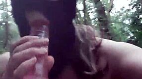 Françoise Acts As A Whore In The Woods For BDSM Fun