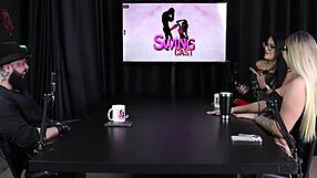 Tifany Rocha stuns in sheer red for swingers cast