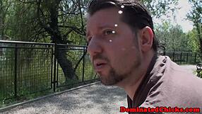 I love busty subs deepthroating and getting fucked