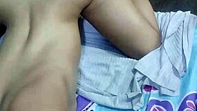 Fucking innocent neighbor in doggystyle strap-on