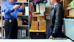 Officer Fucks Milf Asian Pussy At Work In Office