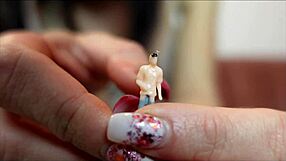 shrinking a free loader with wrinkled feet humiliation