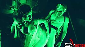 Crazy sexy lesbian double show?